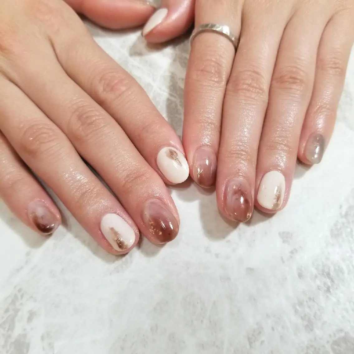 ネイル ハンドネイル nijiiro🌈 サトウのネイルデザイン