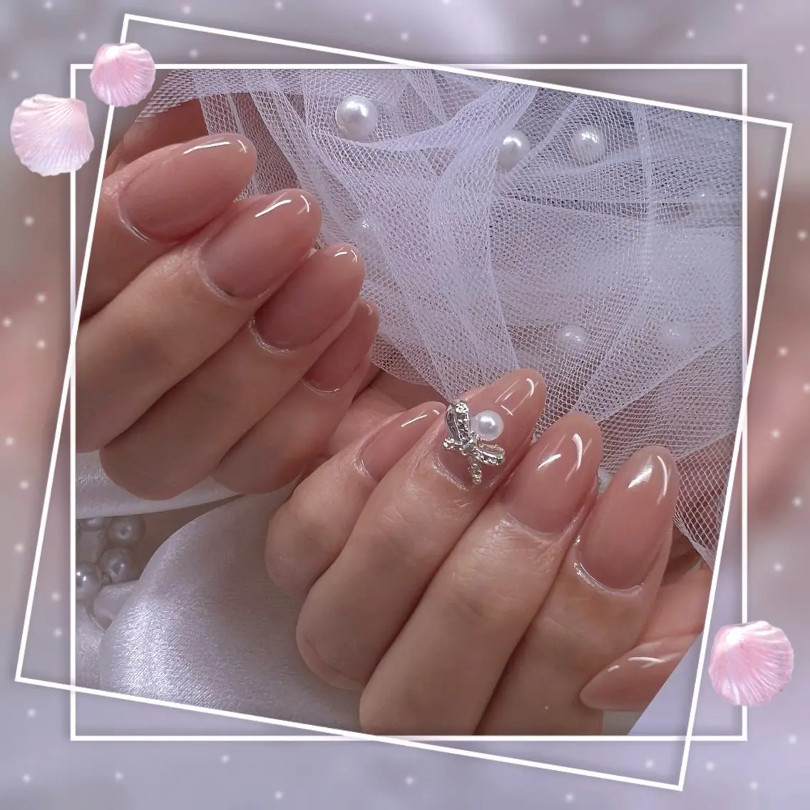 ネイル チークネイル フレンチネイル ガーリー グラデーション マグネットネイル ハンドネイル ハンドケア Chill Nailsalonのネイルデザイン