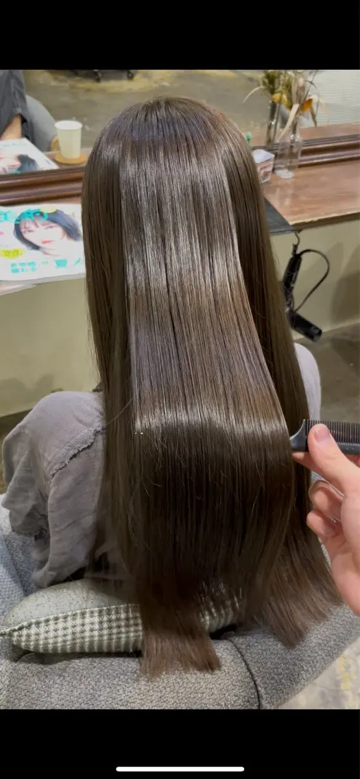 カラー ヘアカラー トリートメント 艶髪カラー×上品ヘア Aimee/町田のヘアスタイル