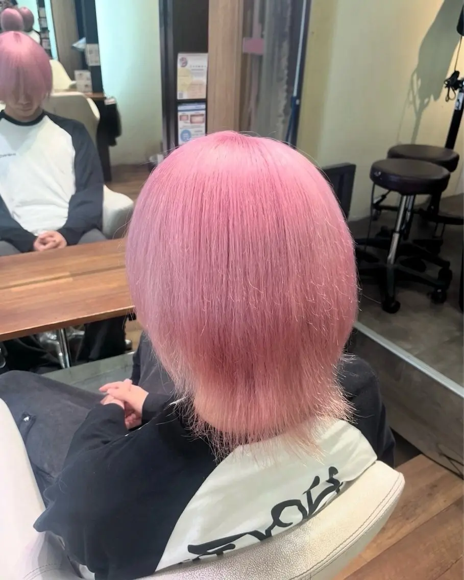 ショート ヘアカラー トリートメント ヘッドスパ 角田 満帆のヘアスタイル