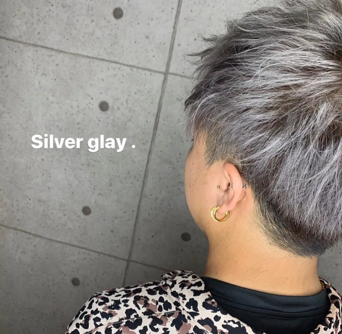 メンズカット + ダブルカラー + トリートメント ‪✂️の写真