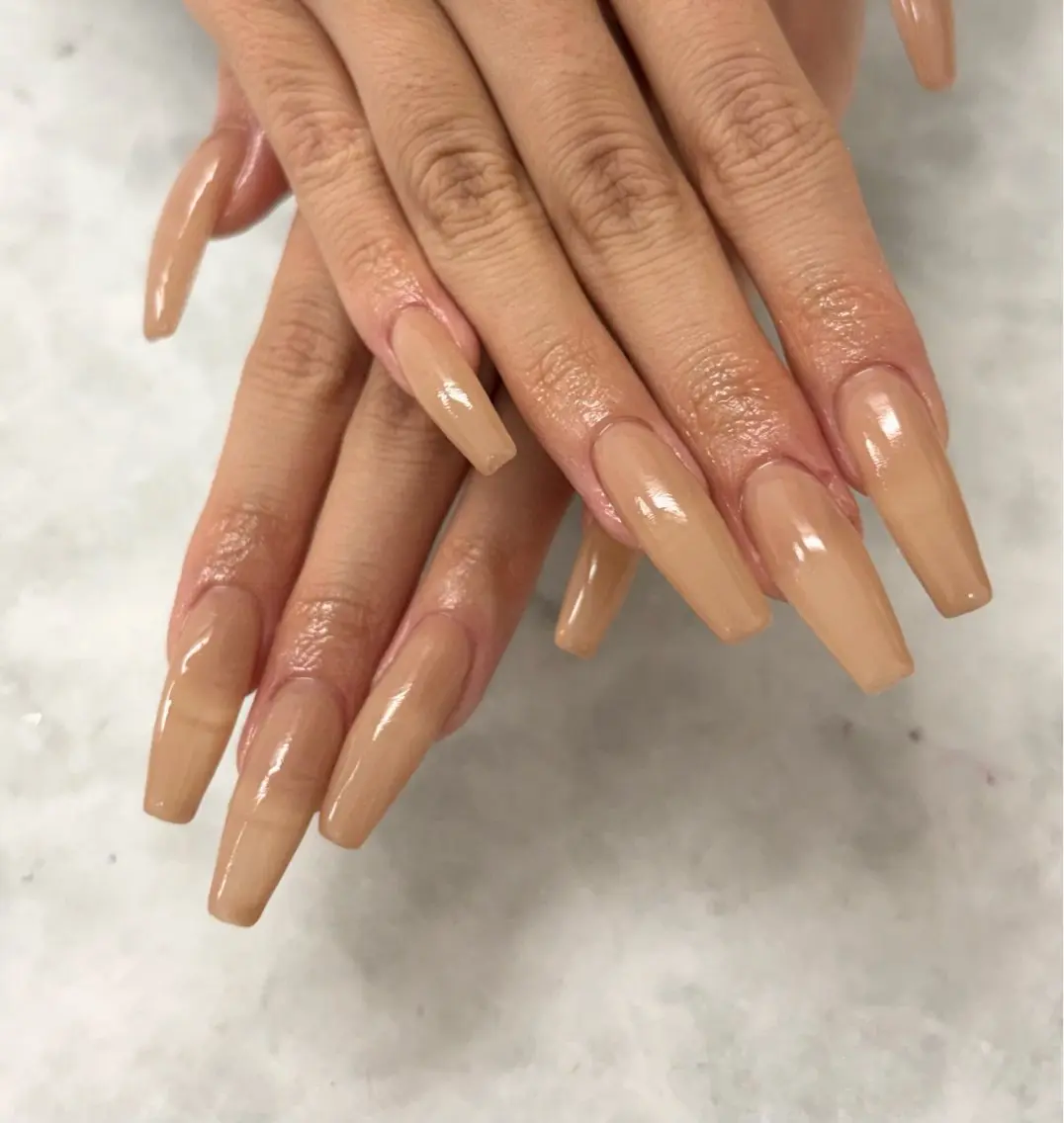 【オフなし】ハンド💅🏻 《🦒10本長さだし シンプルコース🦒》 パラジェル変更+¥1,100✨ 横浜関内桜木町の写真