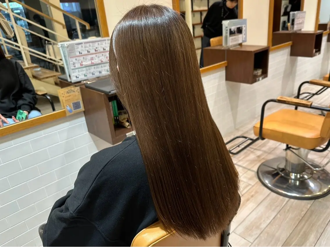 🙎‍♀️𝐥𝐚𝐝𝐢𝐞𝐬限定💁‍♀️艶感爆上げ❗️ワンカラー➕ 𝐀𝐮𝐣𝐮𝐚トリートメント付き🫧の写真