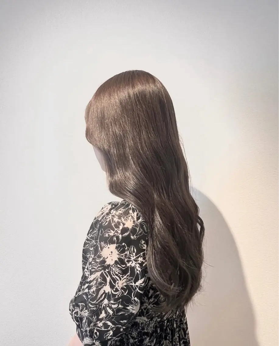 ロング アッシュ 髪質改善🫧 タイキのヘアスタイル