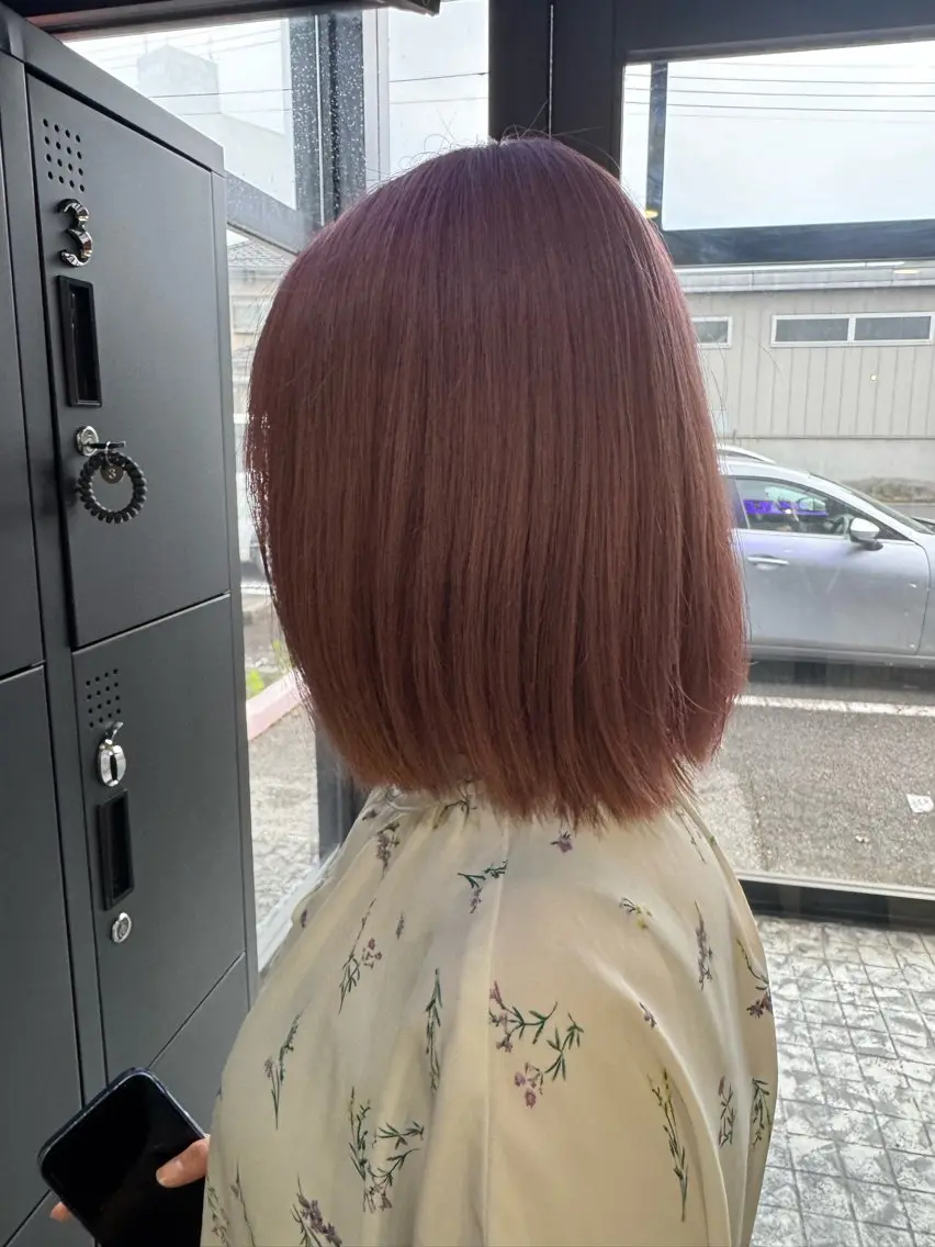 【新規様限定】カット+ブリーチオンカラー+超音波トリートメントの写真