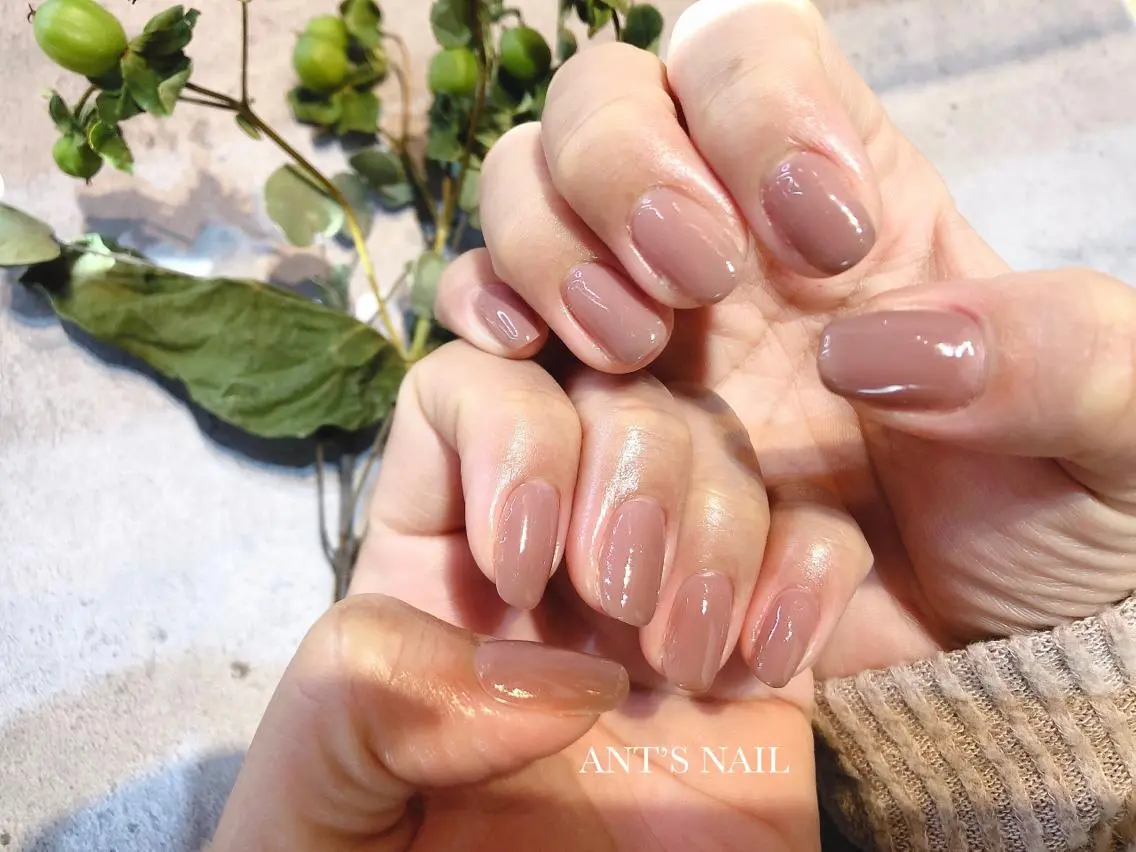 ネイル ワンカラーネイル ANT'S NAILのネイルデザイン
