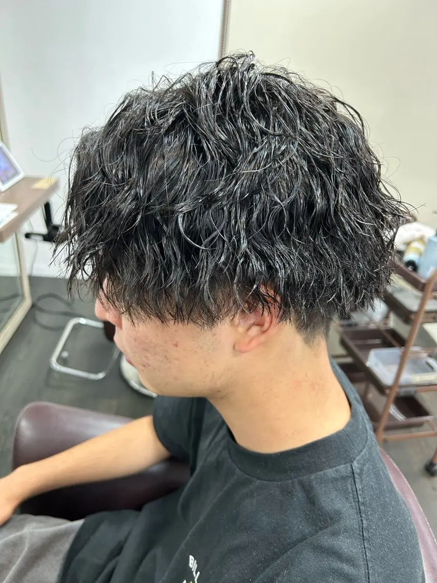 ショート パーマ メンズ カット パーマ メンズパーマの達人 / タカシマダイスケのヘアスタイル