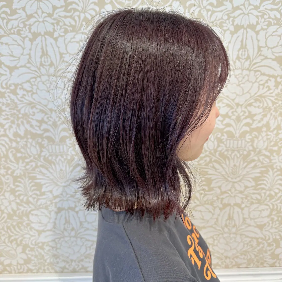 ミディアム 髪質改善カラー💎 オオネヨシナリのヘアスタイル