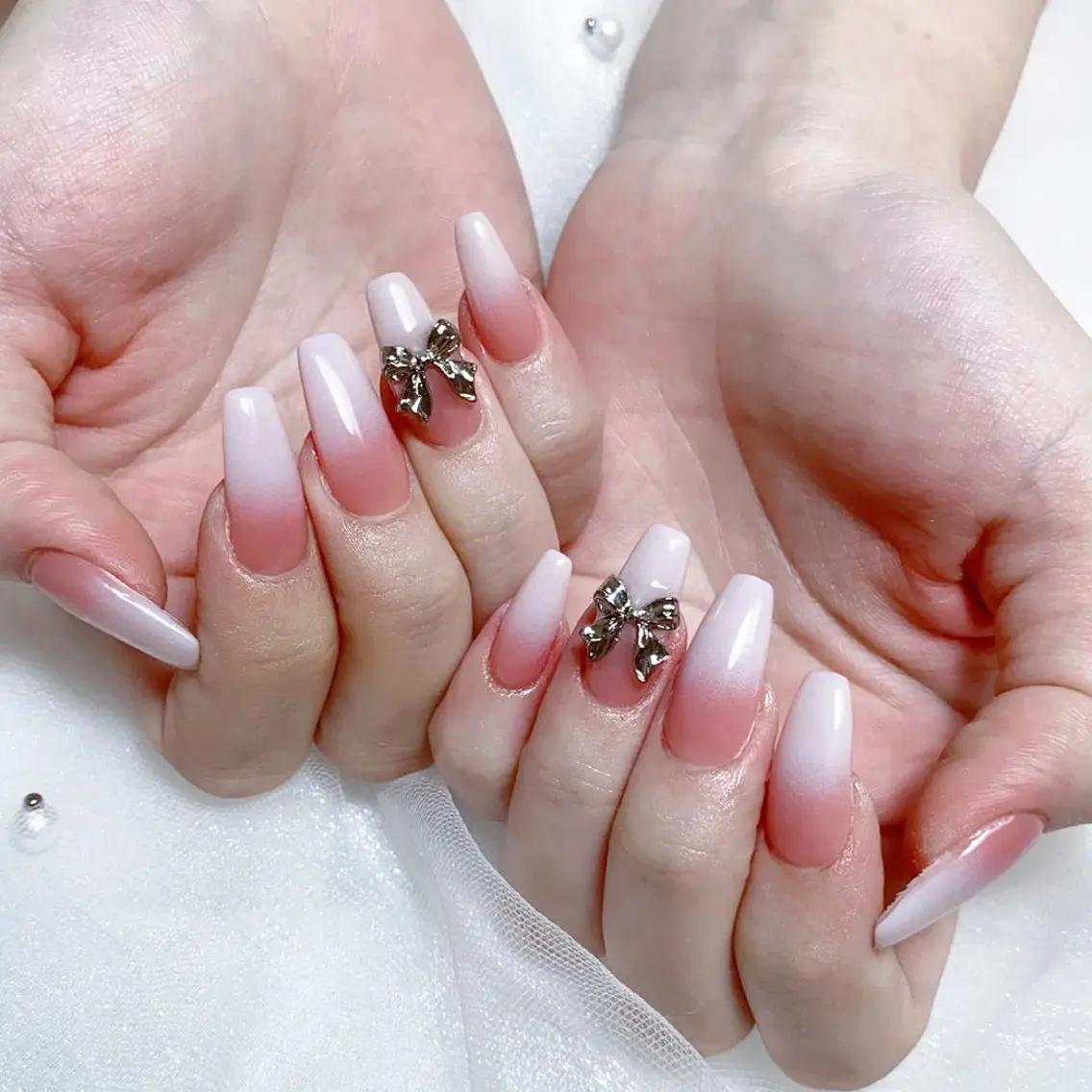 メンズ ネイル グラデーション ハンドネイル Nail salon 木にいるのネイルデザイン