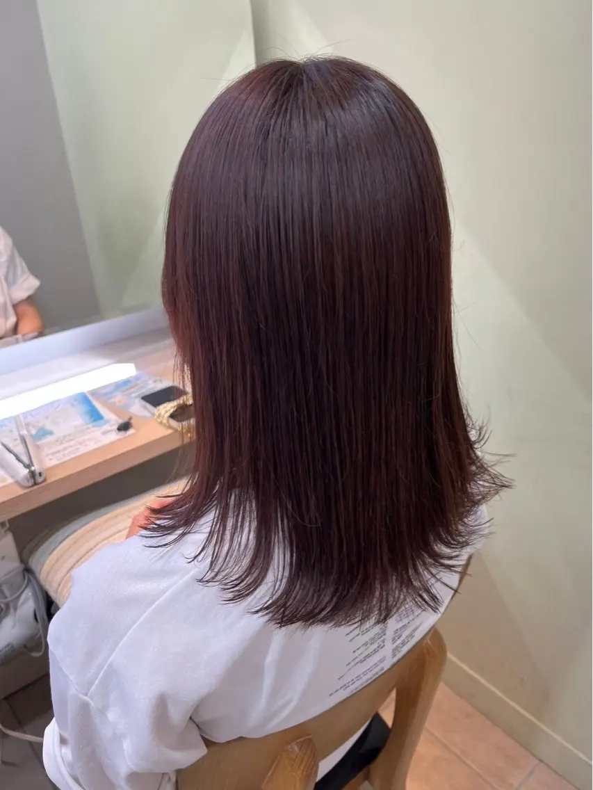 セミロング カラー ヘアカラー トリートメント 🕊️kotori 🕊️モデル募集中のヘアスタイル