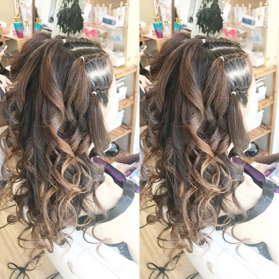 ロング ヘアアレンジ キッズ 早朝✨ヘアセット 着付け/清水玲歌のヘアスタイル