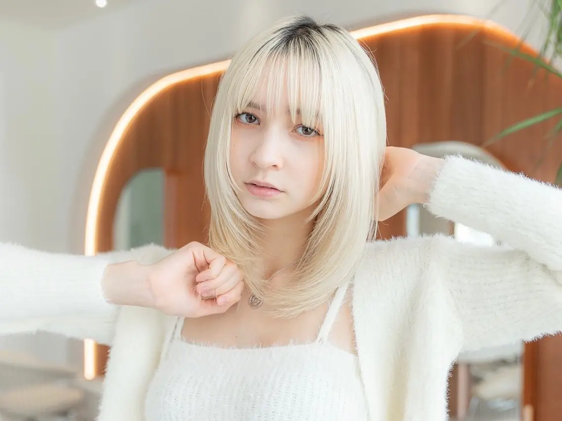 セミロング カラー カット ヘアカラー トリートメント 🉐レイヤー/塩見 弘樹🉐渋谷のヘアスタイル