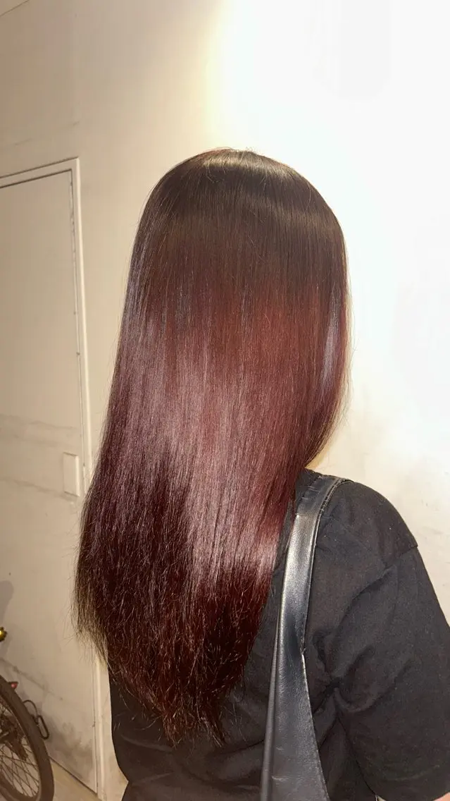 カラー ヘアカラー トリートメント ユイ コハルのヘアスタイル
