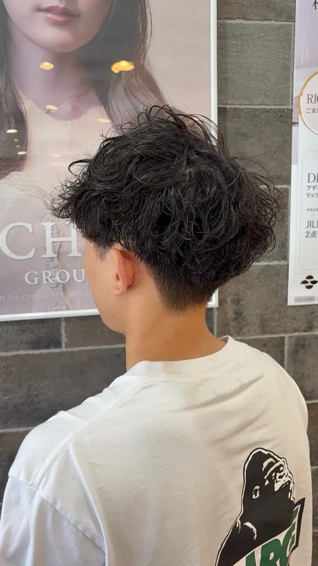 パーマ メンズ メンズパーマ 逢坂 拓巳のヘアスタイル