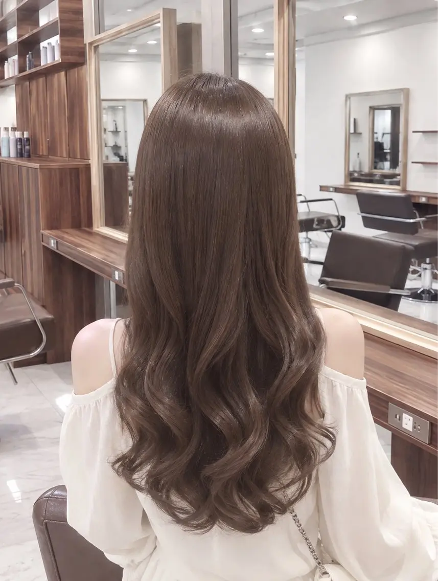 セミロング トリートメント ヘアカラー 岡本 一太のヘアスタイル
