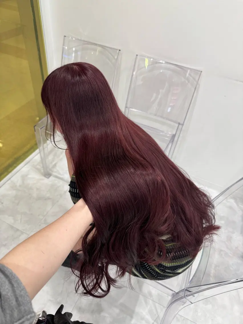 ロング ヘアカラー ブリーチなし透明感 カラー/MISANOのヘアスタイル