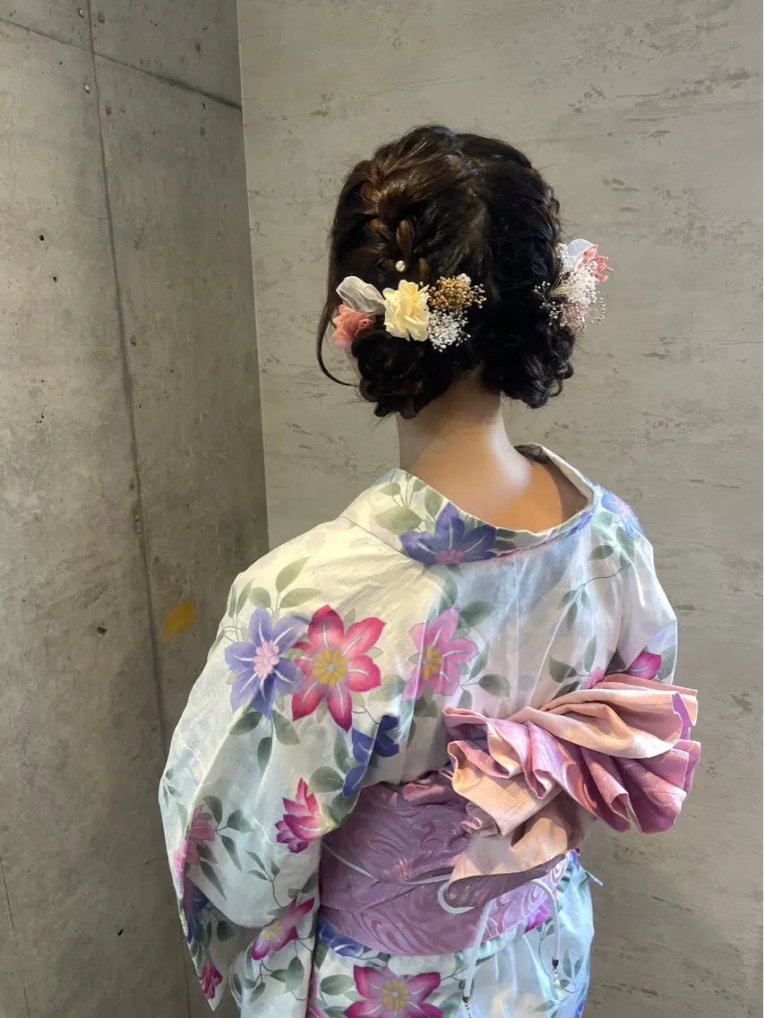 着付け 美髪× ヘアセット✨Araiのヘアスタイル