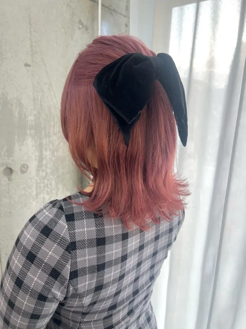 ミディアム カラー ヘアカラー Ayaka🩰🎀 ガーリー/暖色♡のヘアスタイル
