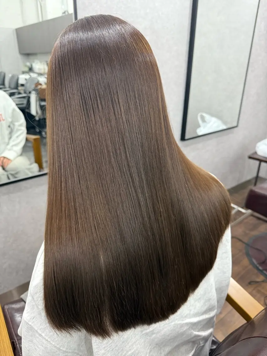 ロング カラー ブラウンカラー 【難波 心斎橋】 🐰Rio🤍のヘアスタイル