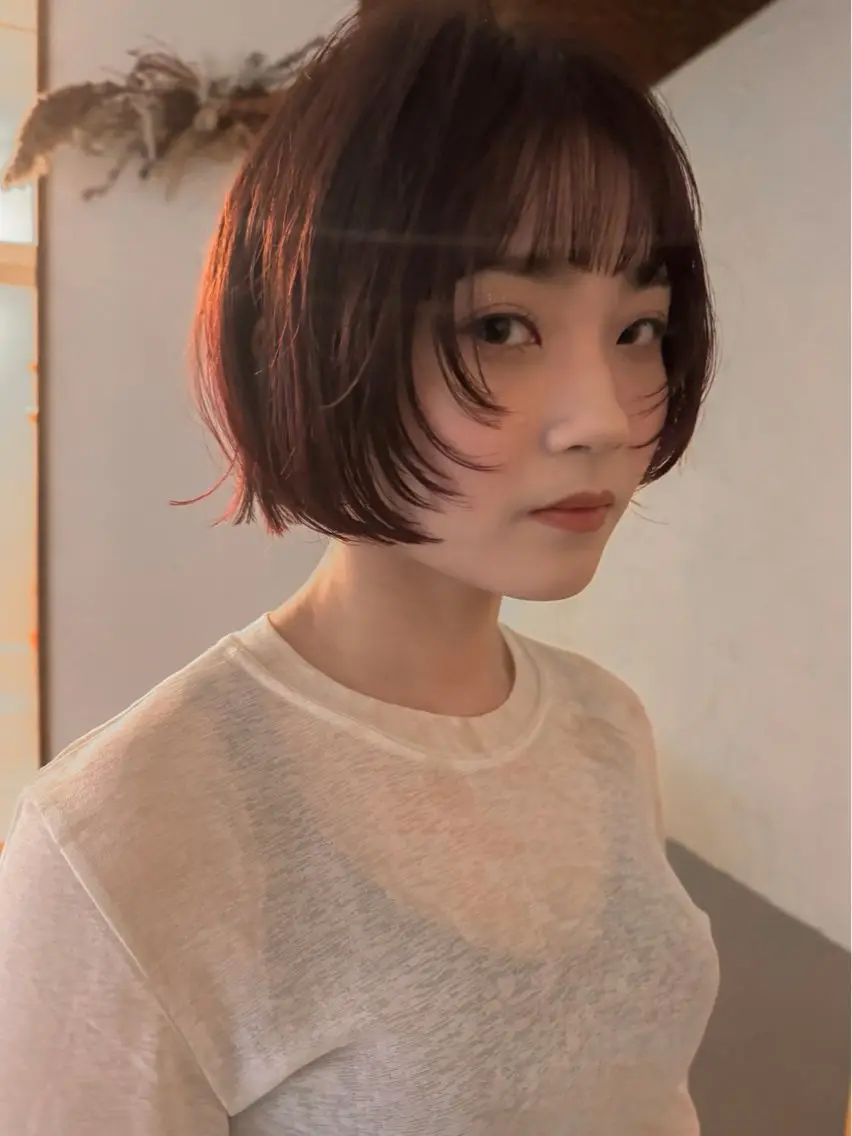 ショート カラー カット ヘアカラー Spiel KOMOのヘアスタイル