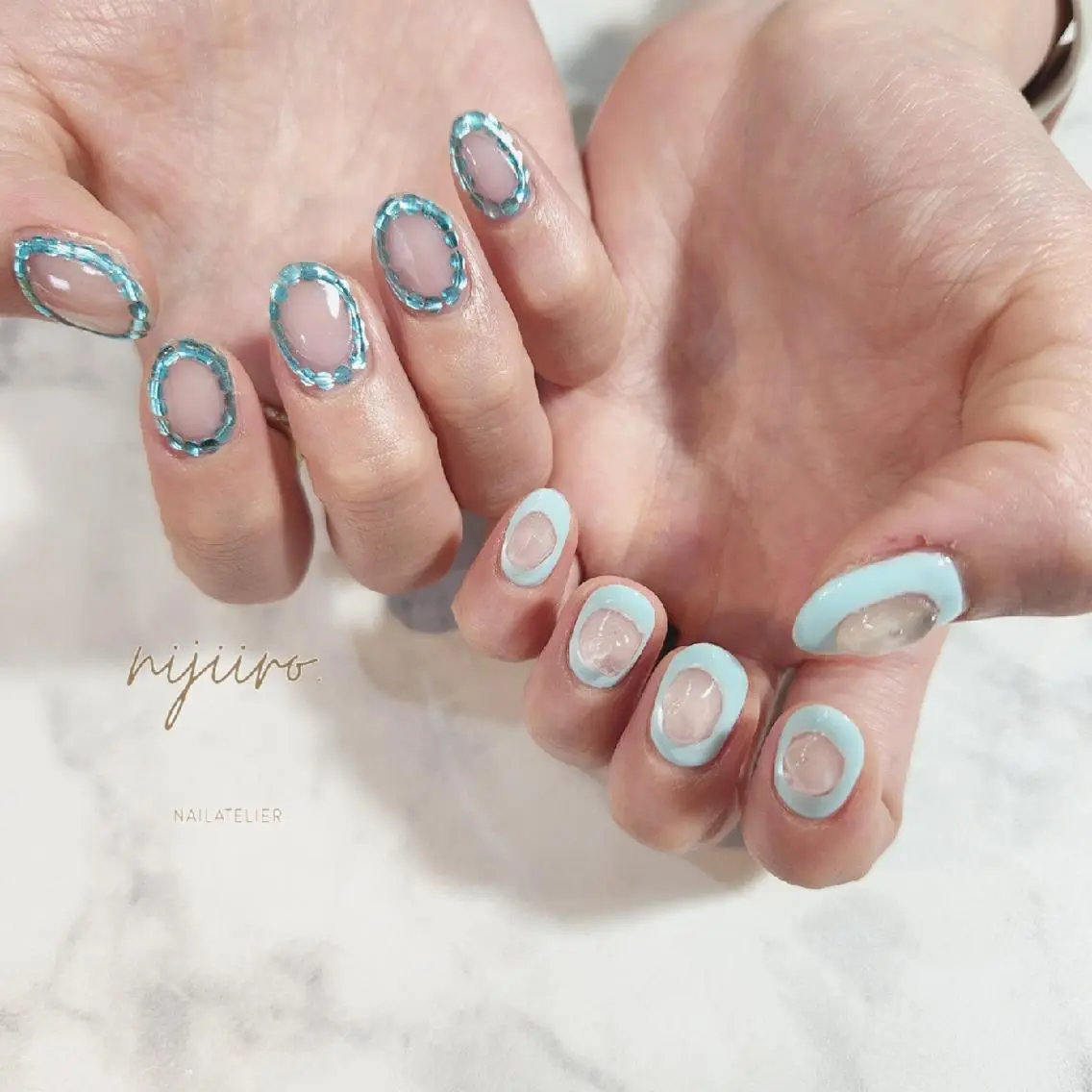 ネイル ハンドネイル nijiiro🌈 サトウのネイルデザイン
