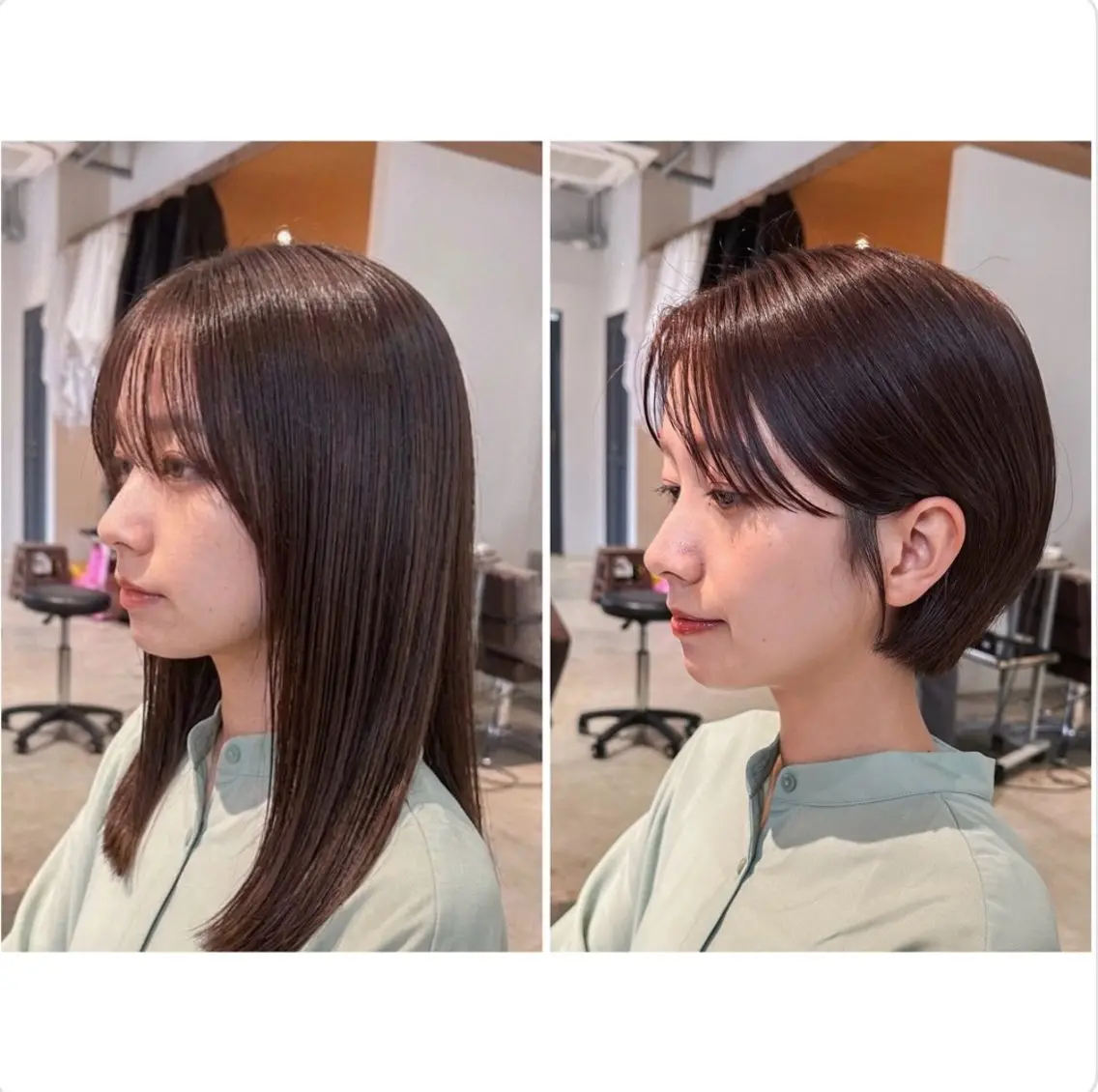 ショート 骨格補正ショート FILMSりくのヘアスタイル