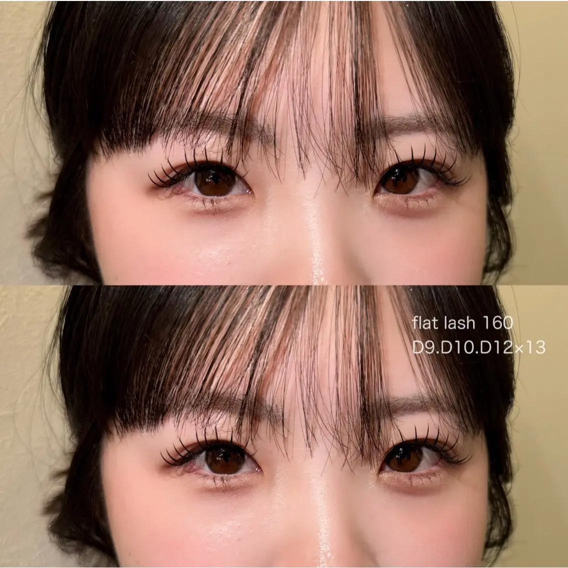 マツエク・マツパ フラットラッシュ ナチュラル マツエク 天王寺eye ♡eyebrowのマツエク・マツパデザイン