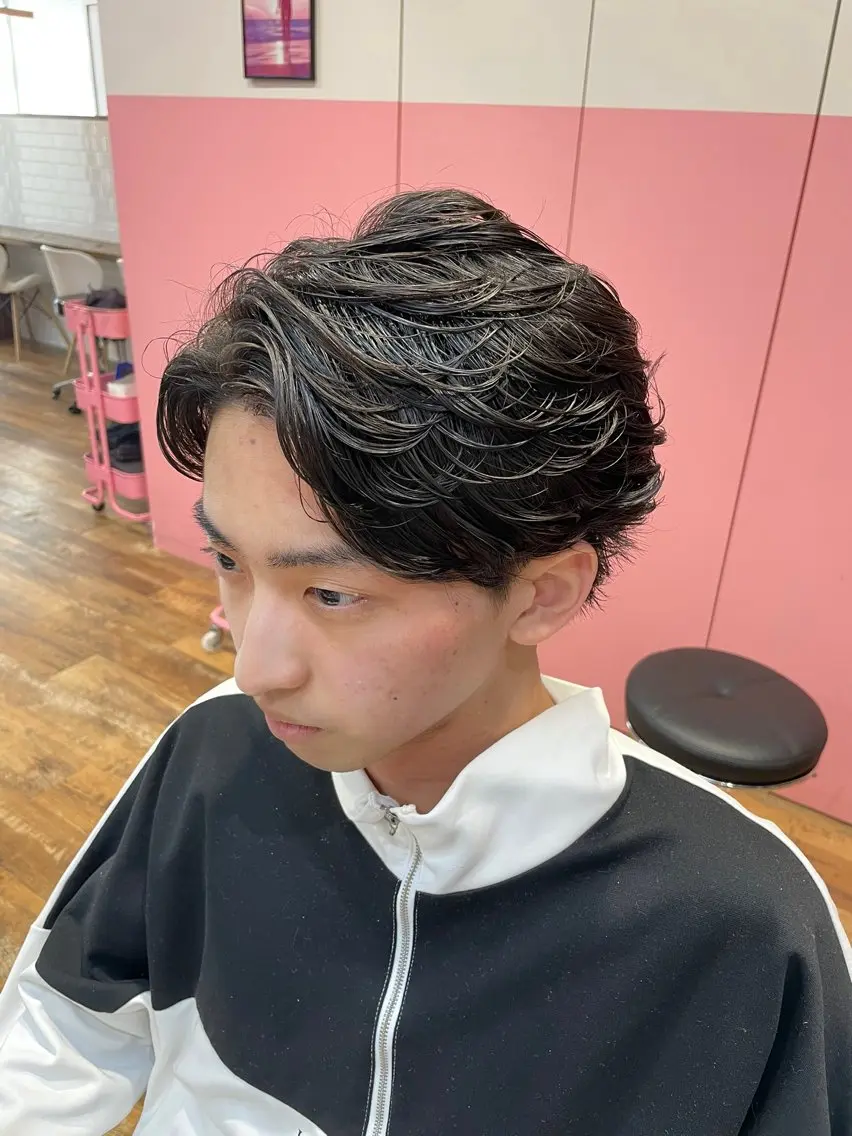 ショート パーマ メンズ カット パーマ 🔥メンズ特化パーマ 🦖増田弘明🦖のヘアスタイル