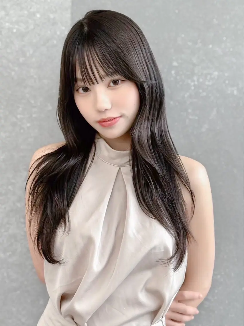 ミディアム 韓国風ヘア レイヤーカット カット ヘアカラー トリートメント 失敗しないレイヤー/ 顔まわり☀️しゅうとのヘアスタイル