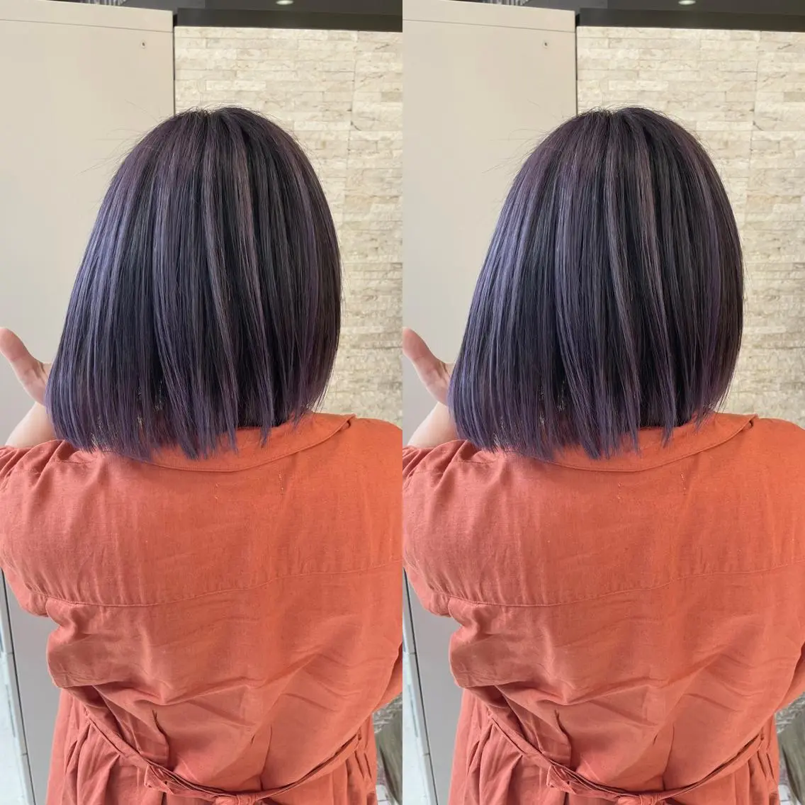 ミディアム ヘアカラー Y Uのヘアスタイル