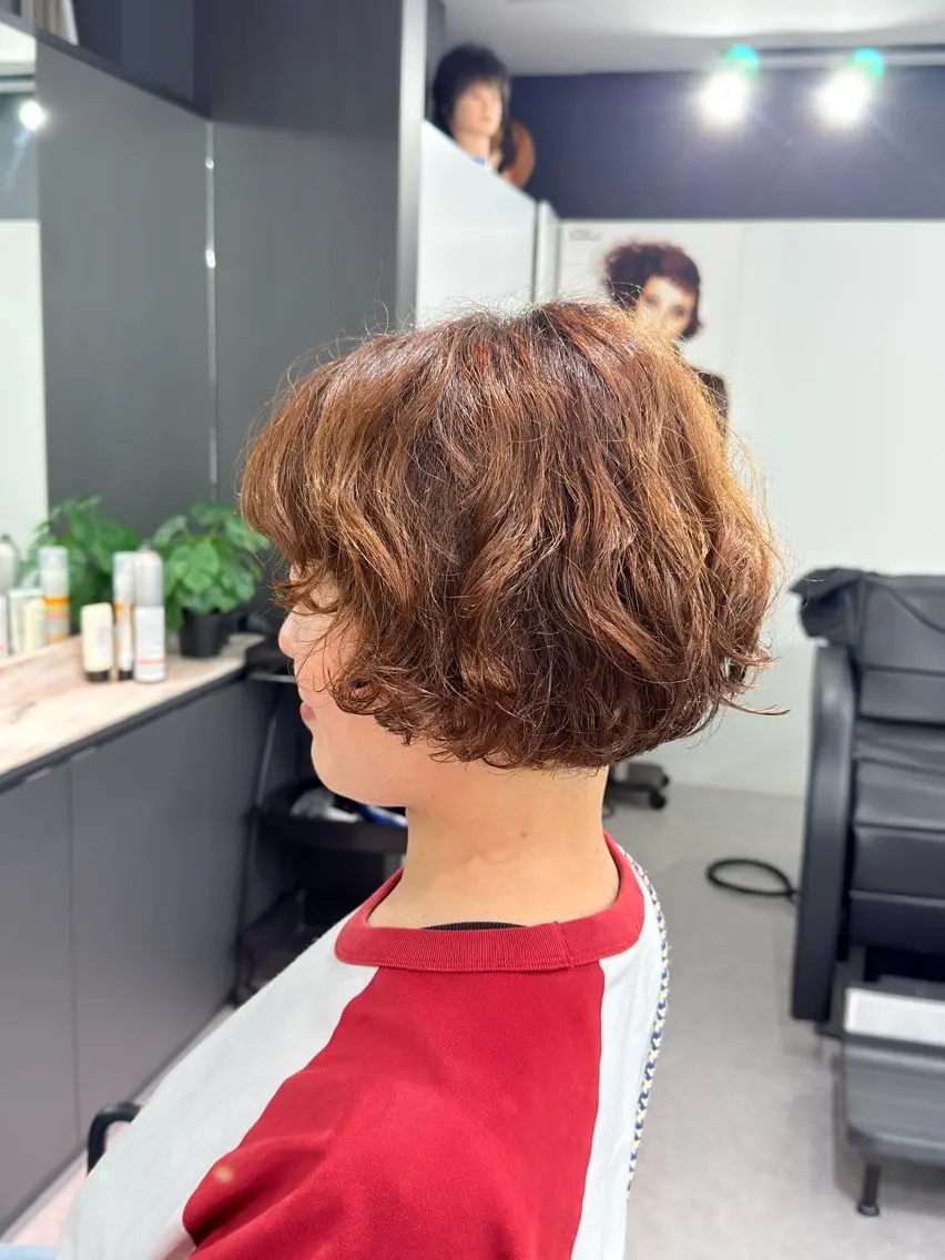 【カット+マイクロファインバブルシャンプー】の写真