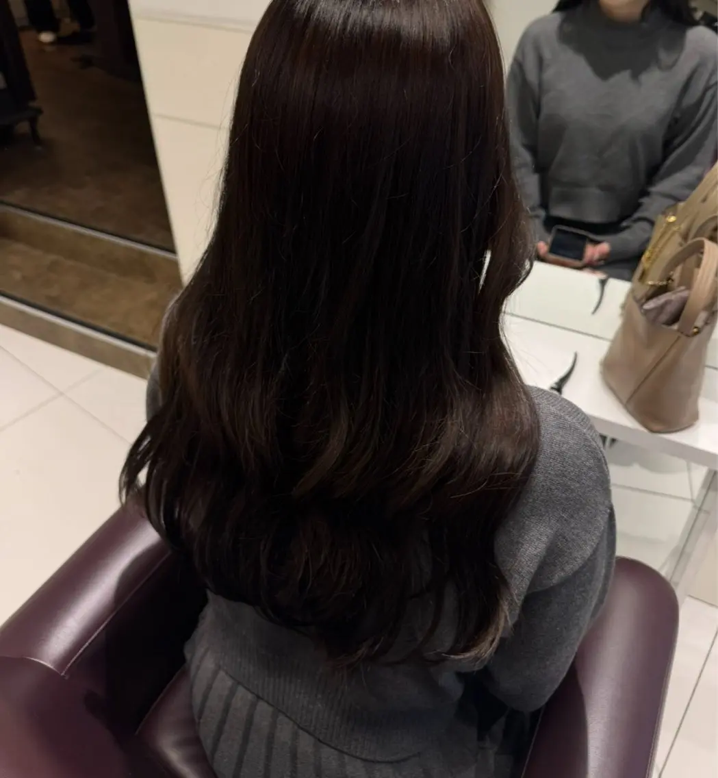 ロング ヘアカラー karina🌿レイ ヤーカット/髪質改善のヘアスタイル