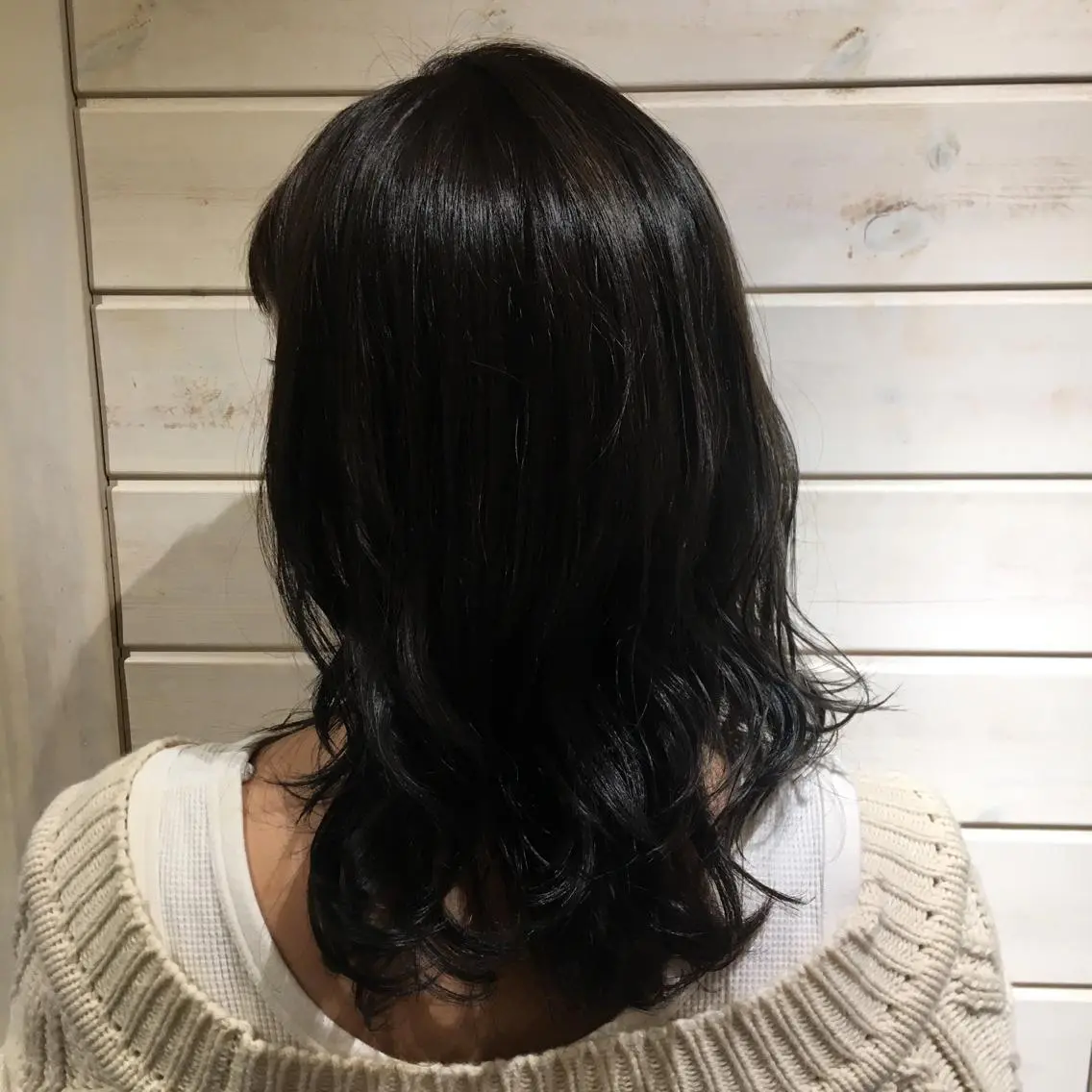 ミディアム パーマ 野崎 ひかりのヘアスタイル