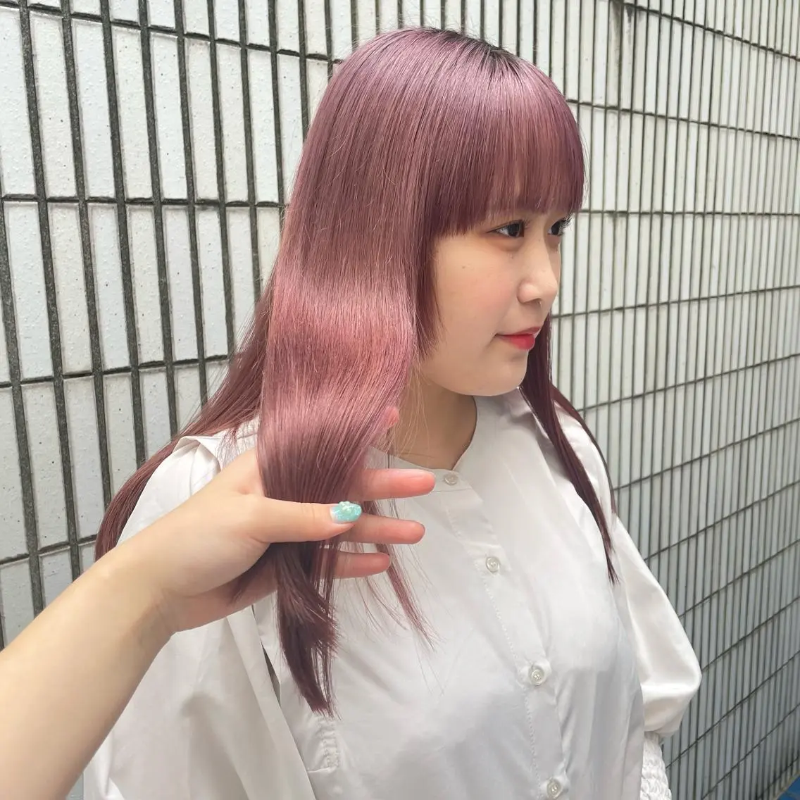 ロング カット ヘアカラー トリートメント 🎀 原宿/ブリーチ 🎀 ♡Reina♡のヘアスタイル