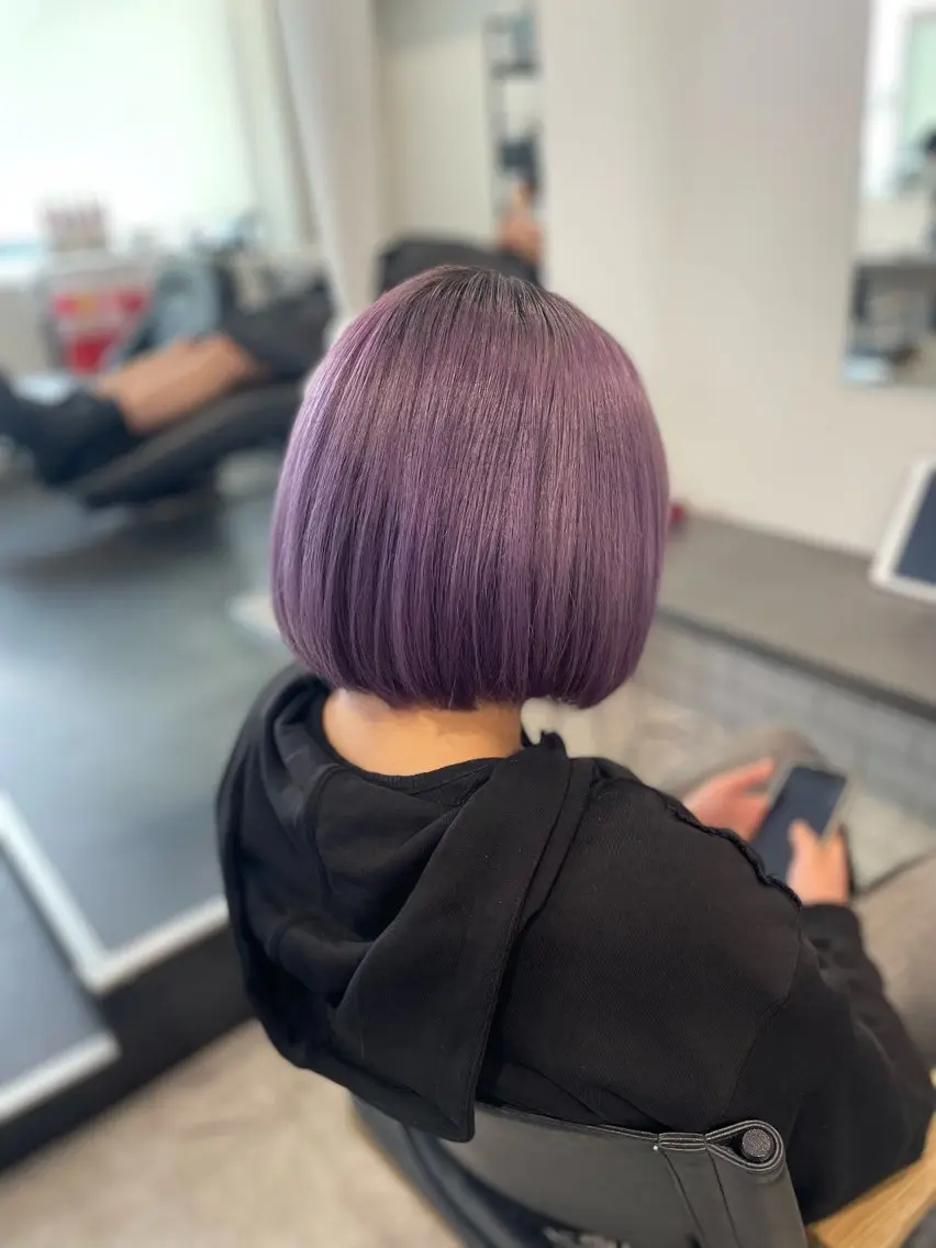 ショート カラー カット ヘアカラー トリートメント GaKu/ハイトーン /ブリーチ/レイヤーのヘアスタイル