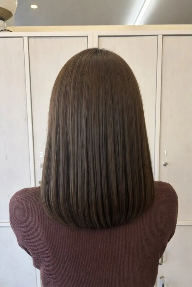 ミディアム ヘアカラー トリートメント 🐝 chiba 🐻のヘアスタイル