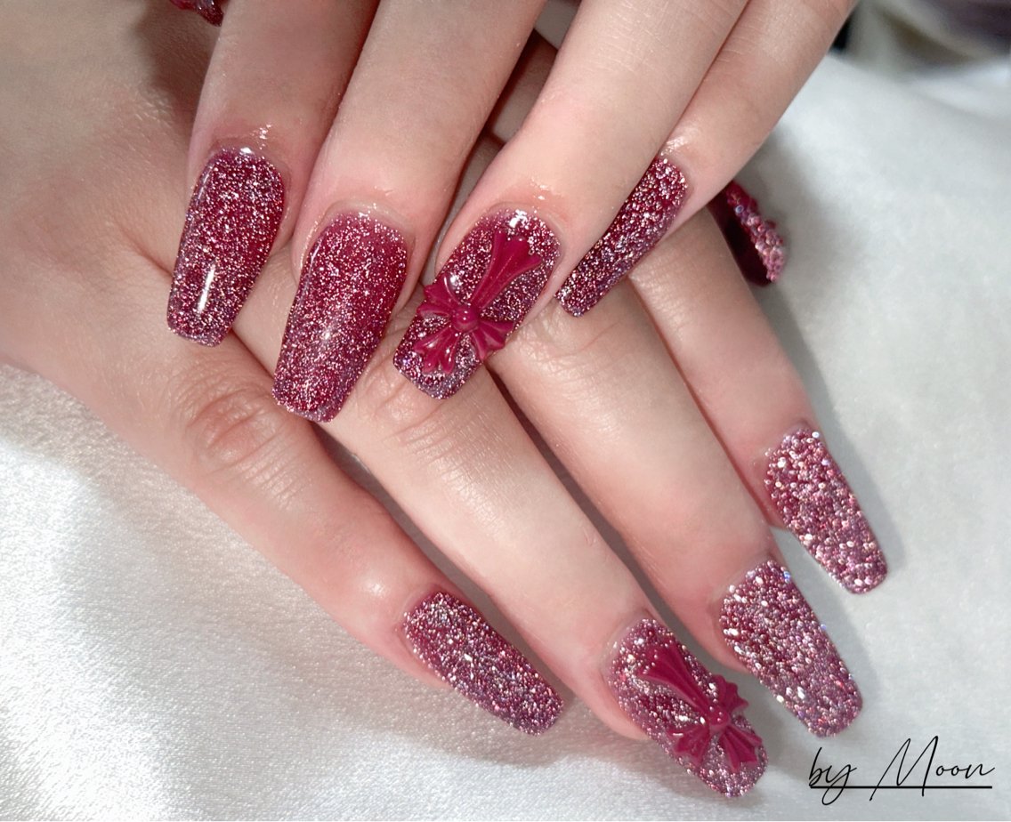 ネイル フラッシュネイル Moon Nailsのネイルデザイン