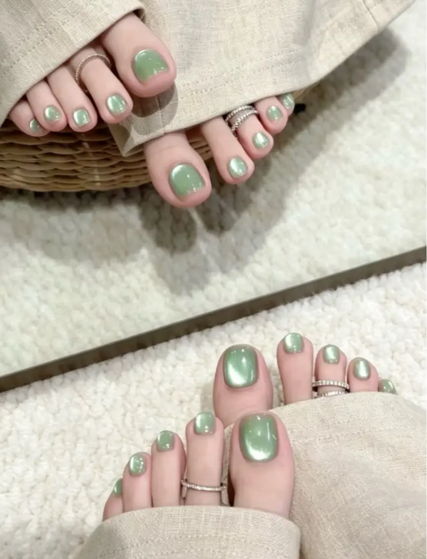 夏のFOOT ネイル　【マグネットorオローラ】の写真