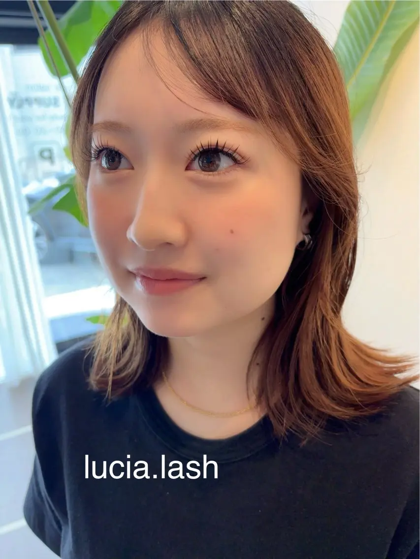 マツエク・マツパ 束感まつ毛 フラットラッシュ Lカール マツエク Lucia 小川のマツエク・マツパデザイン