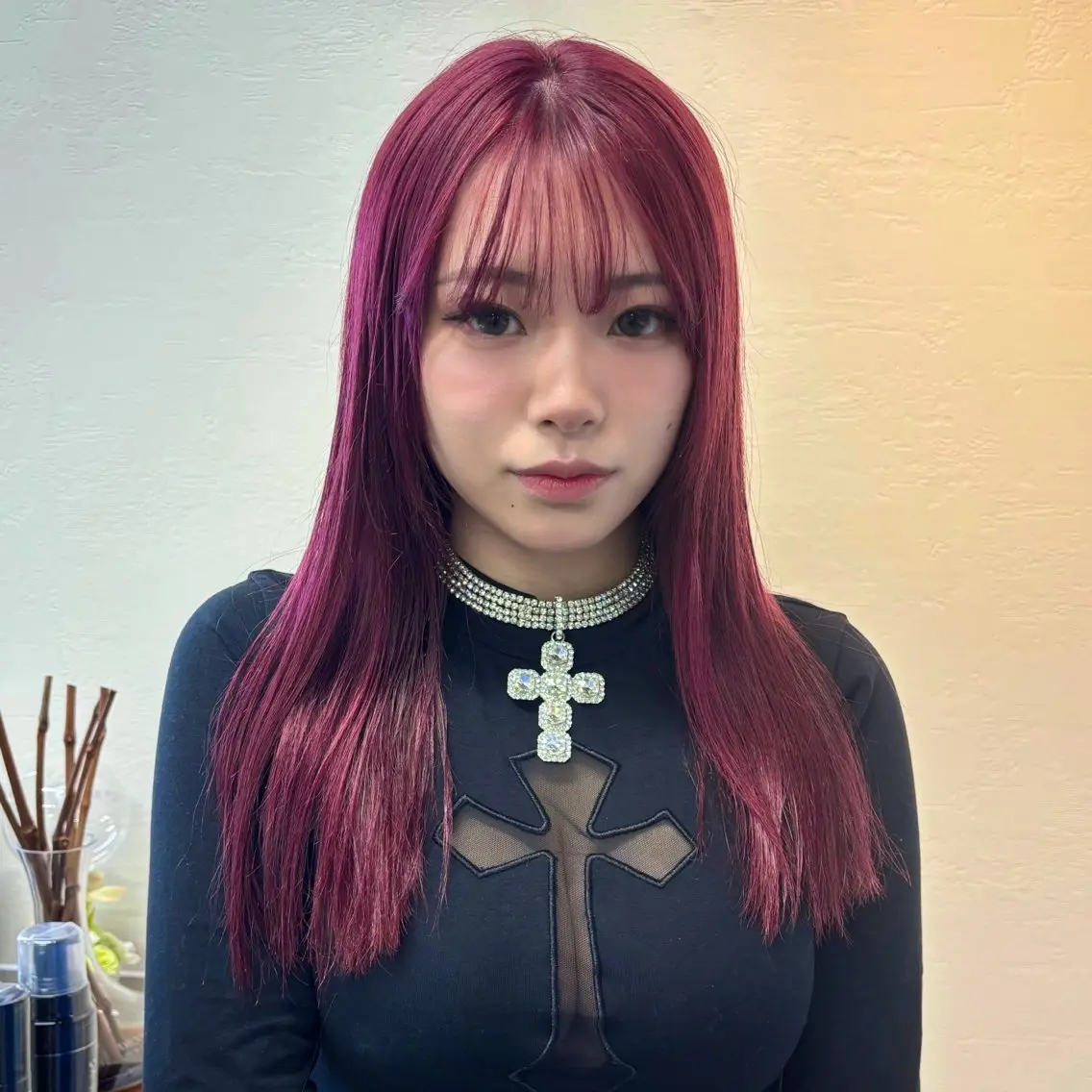 ロング カラー メイ ☪️のヘアスタイル