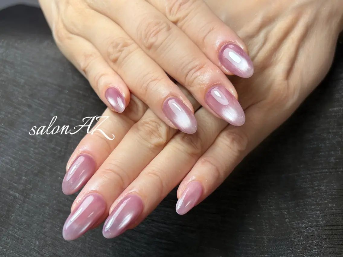 ネイル アートネイル 長さ出し フットネイル フレンチネイル ジェルネイル salon AZのネイルデザイン