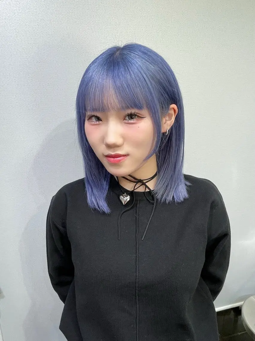 ミディアム カラー ヘアカラー 💍ダメージ最小限 ブリーチ/ちさと💍のヘアスタイル