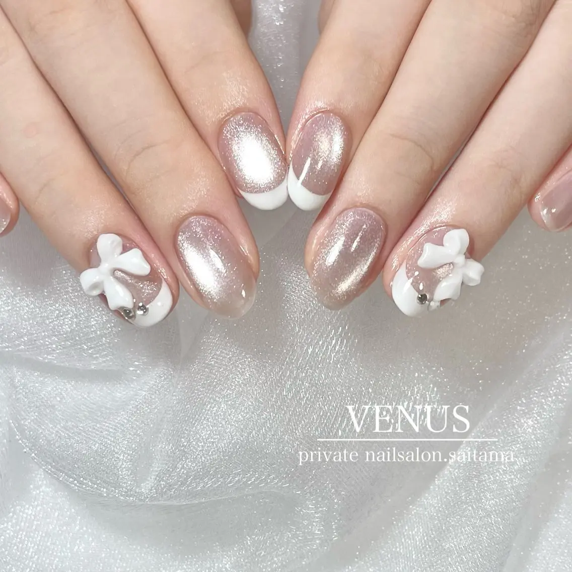 ネイル リボン nailsalon VENUSのネイルデザイン