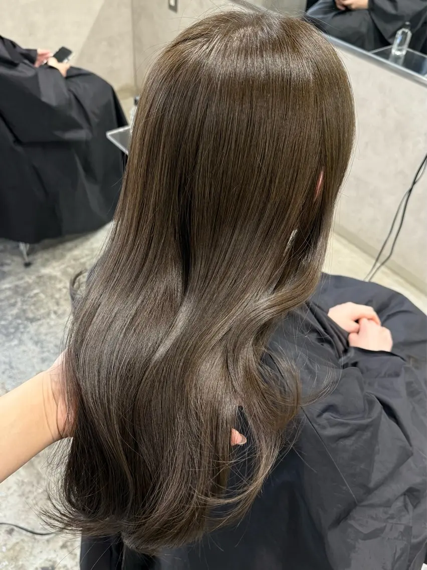 ロング カラー カット ヘアカラー トリートメント yuuna/ ハッシュカット🎀のヘアスタイル