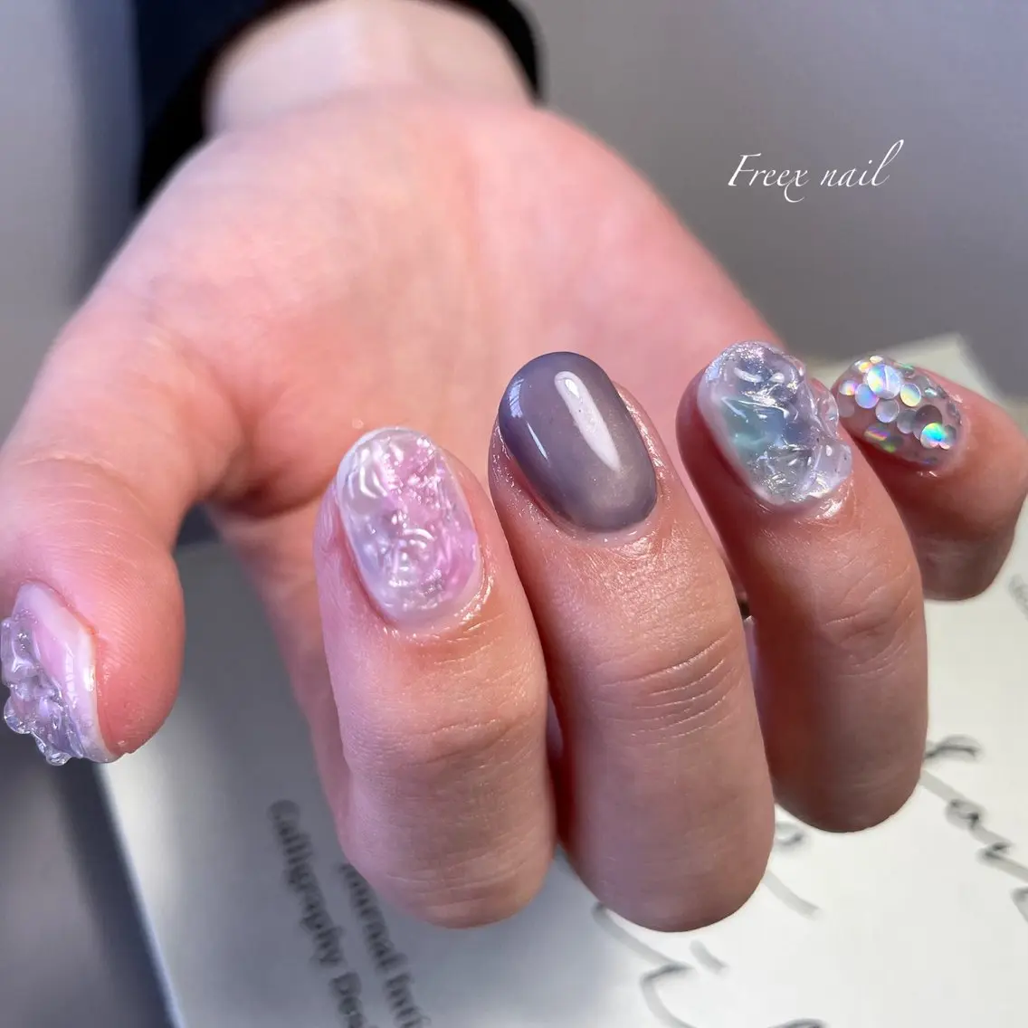 ネイル ハンドネイル ハンドケア freex nail /ニュアンス/個性派のネイルデザイン