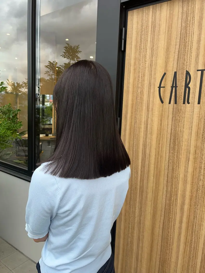 カラー カット ヘアカラー トリートメント 福島 果音のヘアスタイル