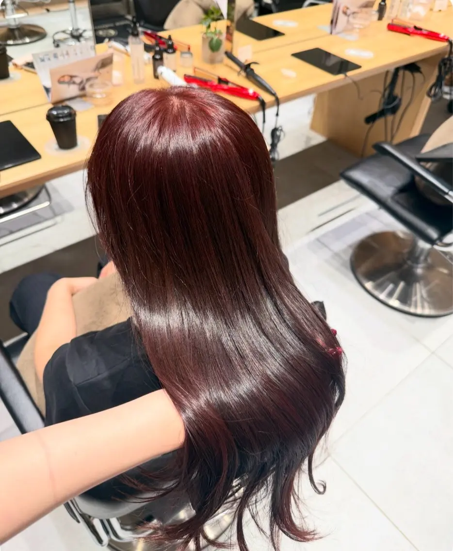 ロング ヘアカラー トリートメント ヘアセット 似合わせカラー🤎/ あおいのヘアスタイル