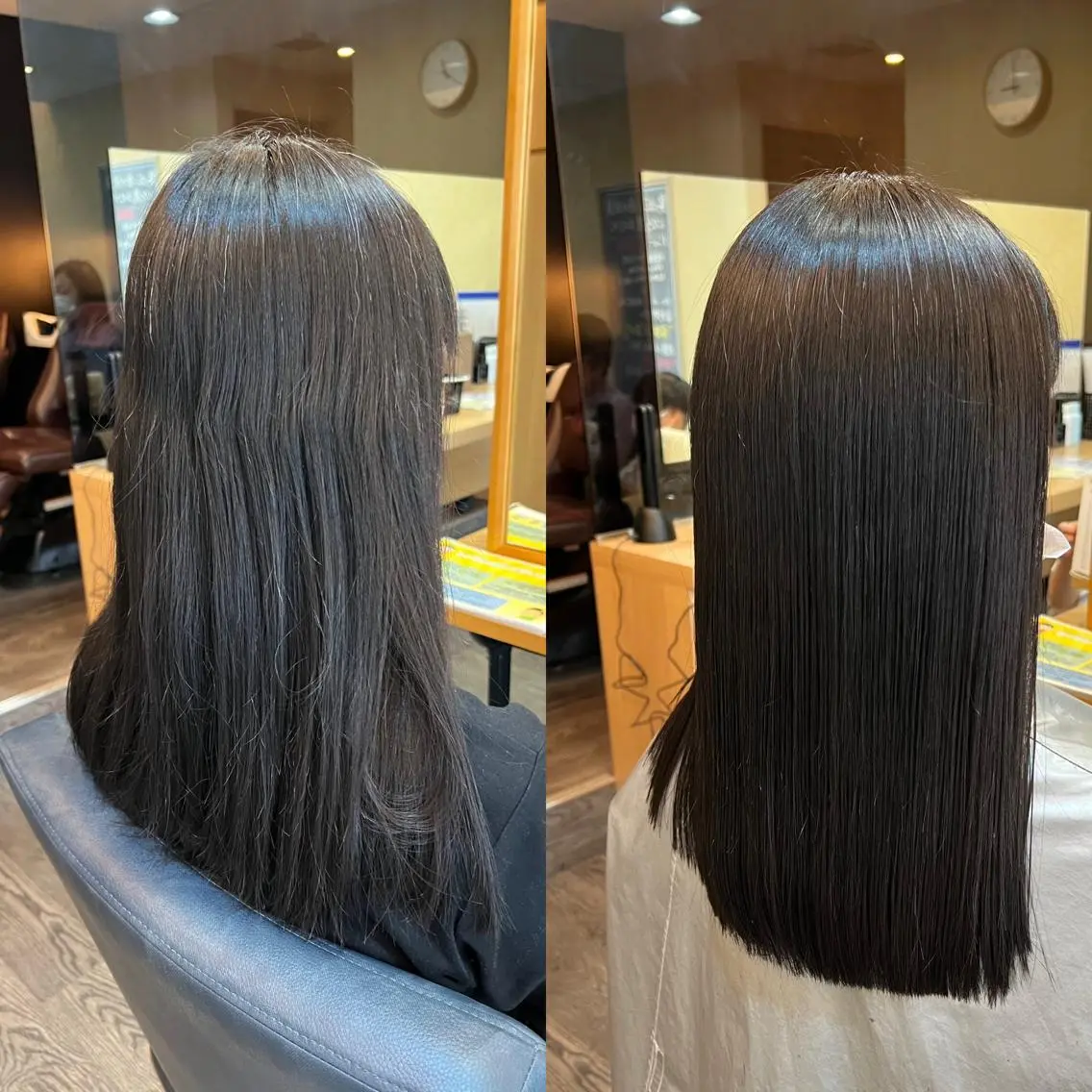 セミロング カット 縮毛矯正 美容室 LA BEAU大塚店のヘアスタイル