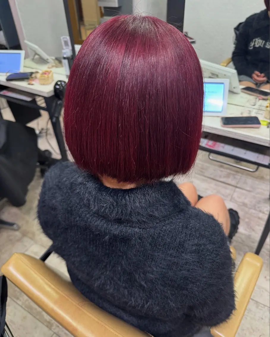 ショート カラー ヘアカラー トリートメント 🍒Nagisa 🍒のヘアスタイル