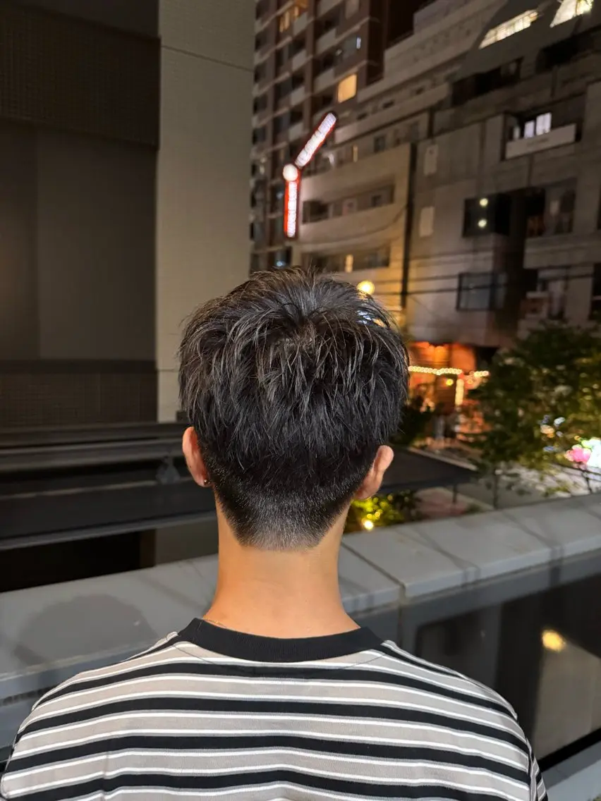 メンズ カット 河野 悠のヘアスタイル